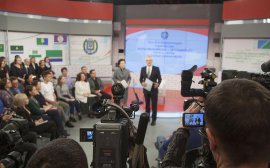 Наталья Комарова провела в Ханты-Мансийске большую пресс-конференцию 